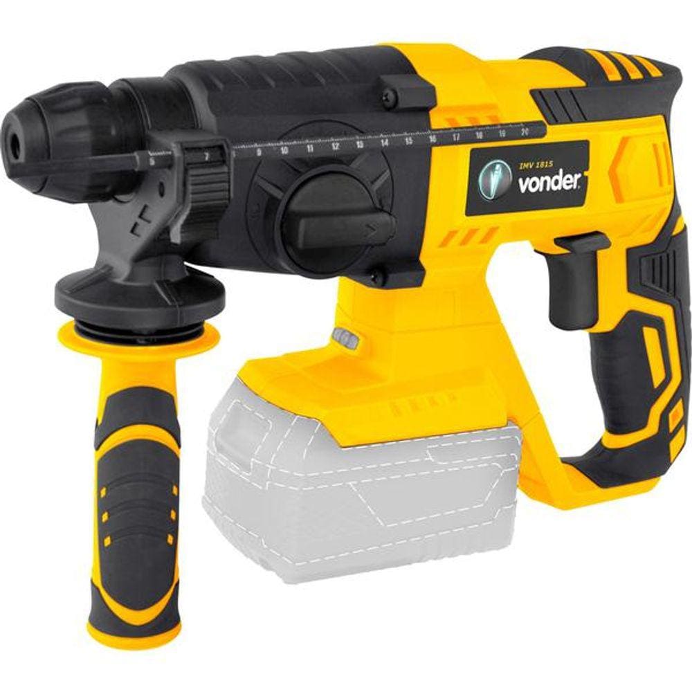 Martelete Perfurador/rompedor 18v Sem Bateria Sem Carregador