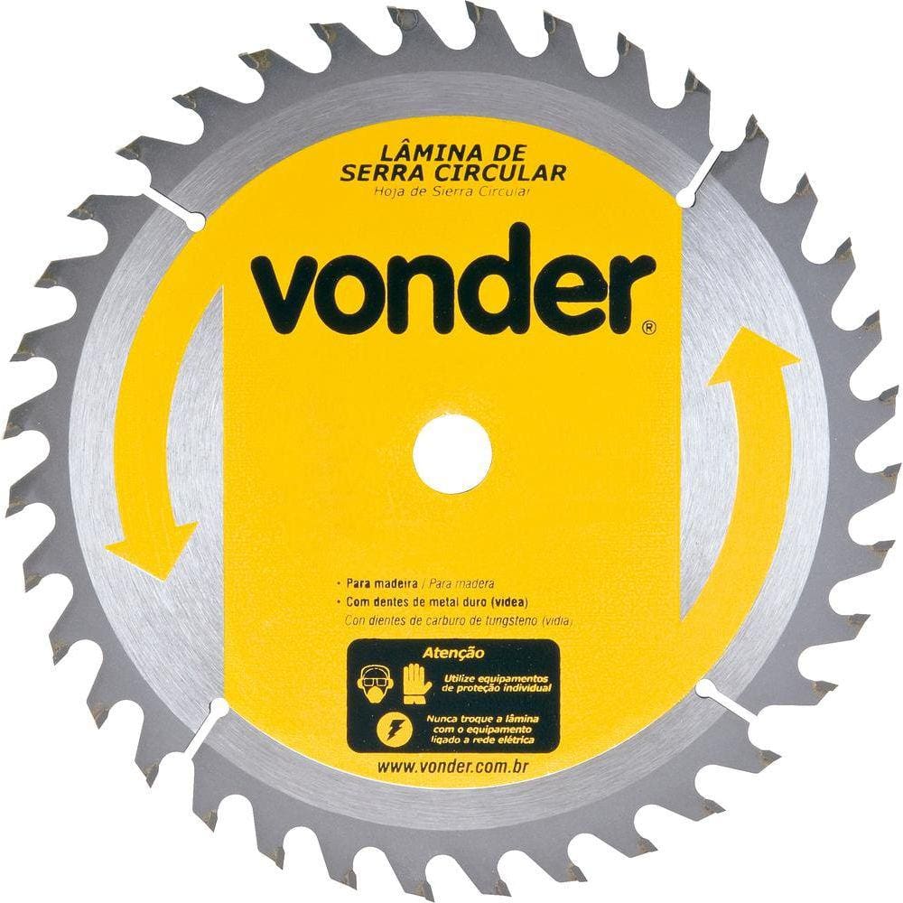 Lamina Serra Circular Vídea 235x25x3,0mm 36D 5600rpm Vonder