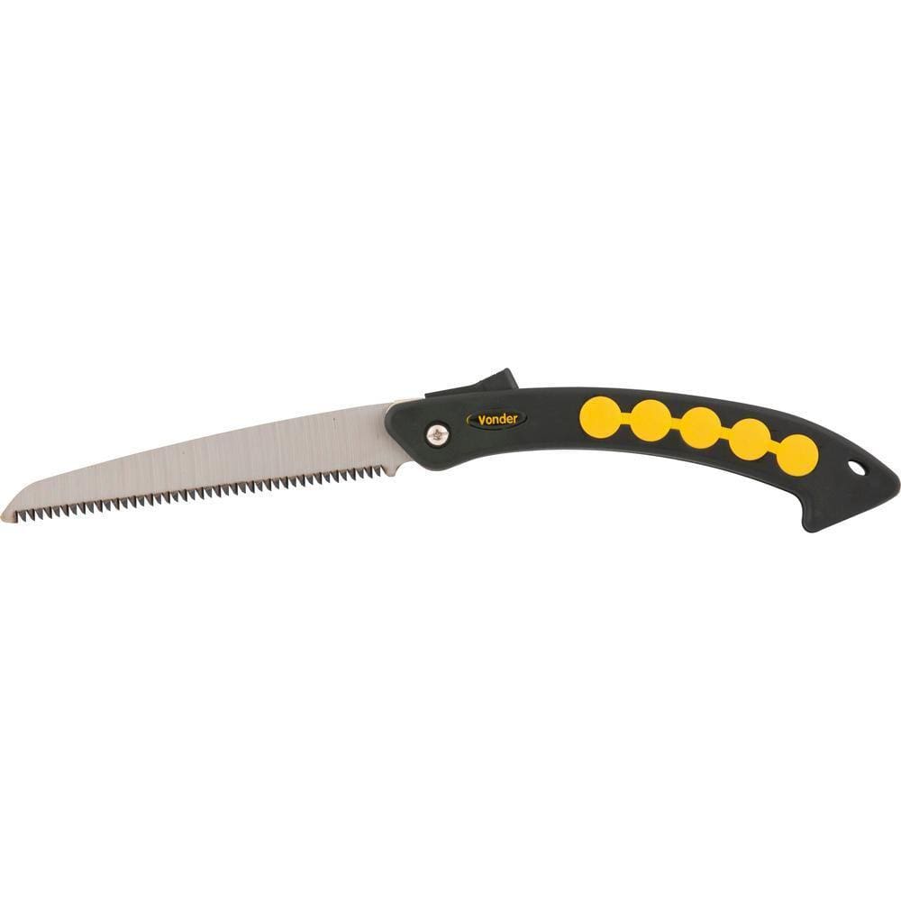 Serrote de poda reto 420mm dobrável cabo plastico - Vonder