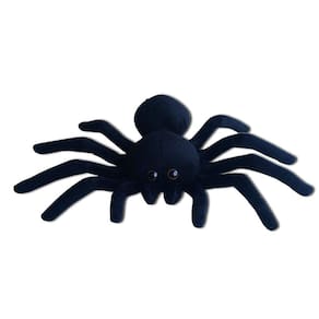 Brinquedo de pelúcia TAMMYFLYFLY Black Spider 23 cm, decorado colecionável