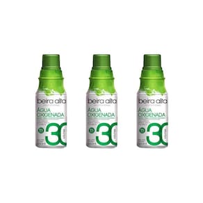 Agua Oxigenada Beira Alta 450Ml 30 Volumes-Kit C/3Un