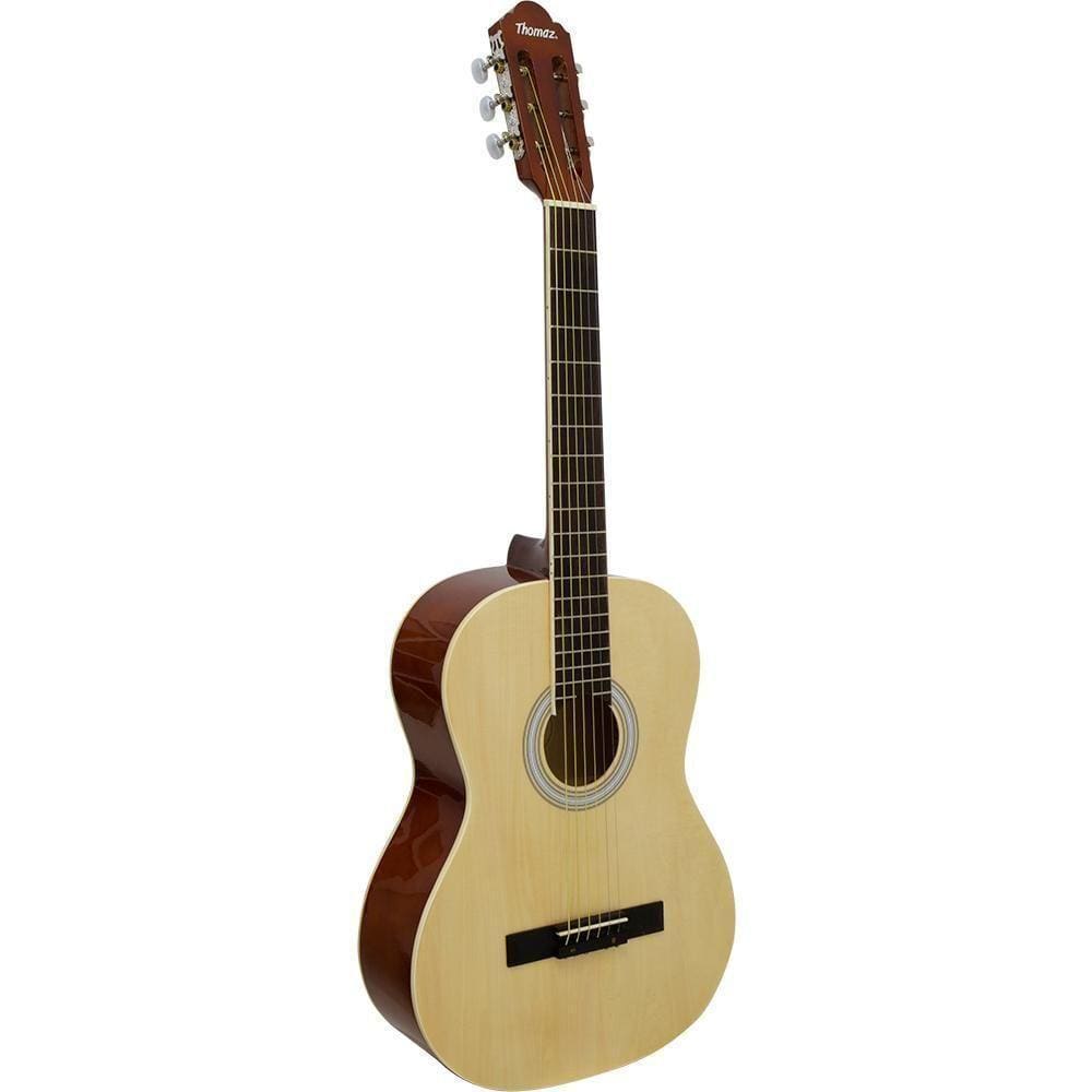 Violão Acústico De Aço Para Destros Com Tensor Tcg 390 A Natural Thomaz [f097]