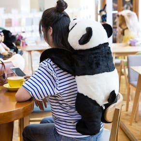 Almofada de pelúcia Panda de pelúcia Lhcn021 45 cm, presente para crianças