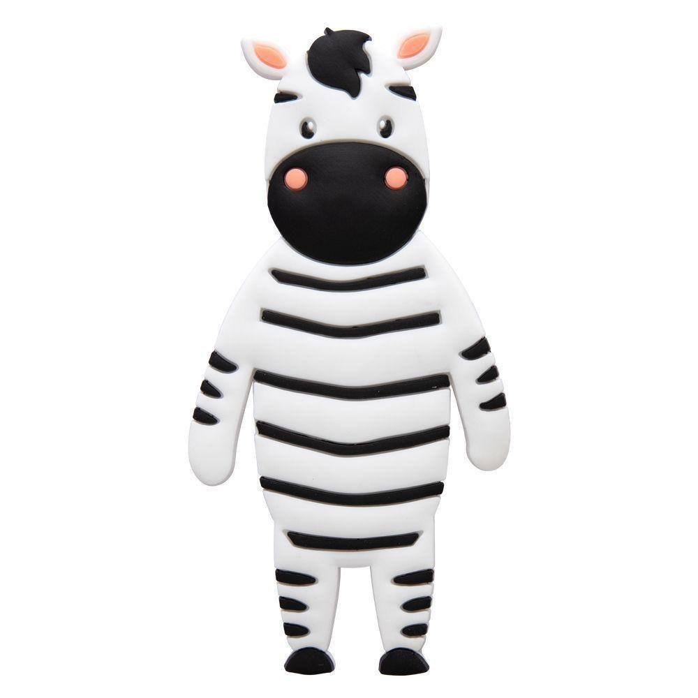 Gancho Adesivo Flexível Modelável Multiuso Bichos Animais Zebra