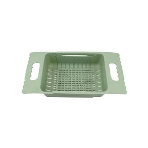 Escorredor Ajustável Para Pia - Frutas Legumes Verduras Verde