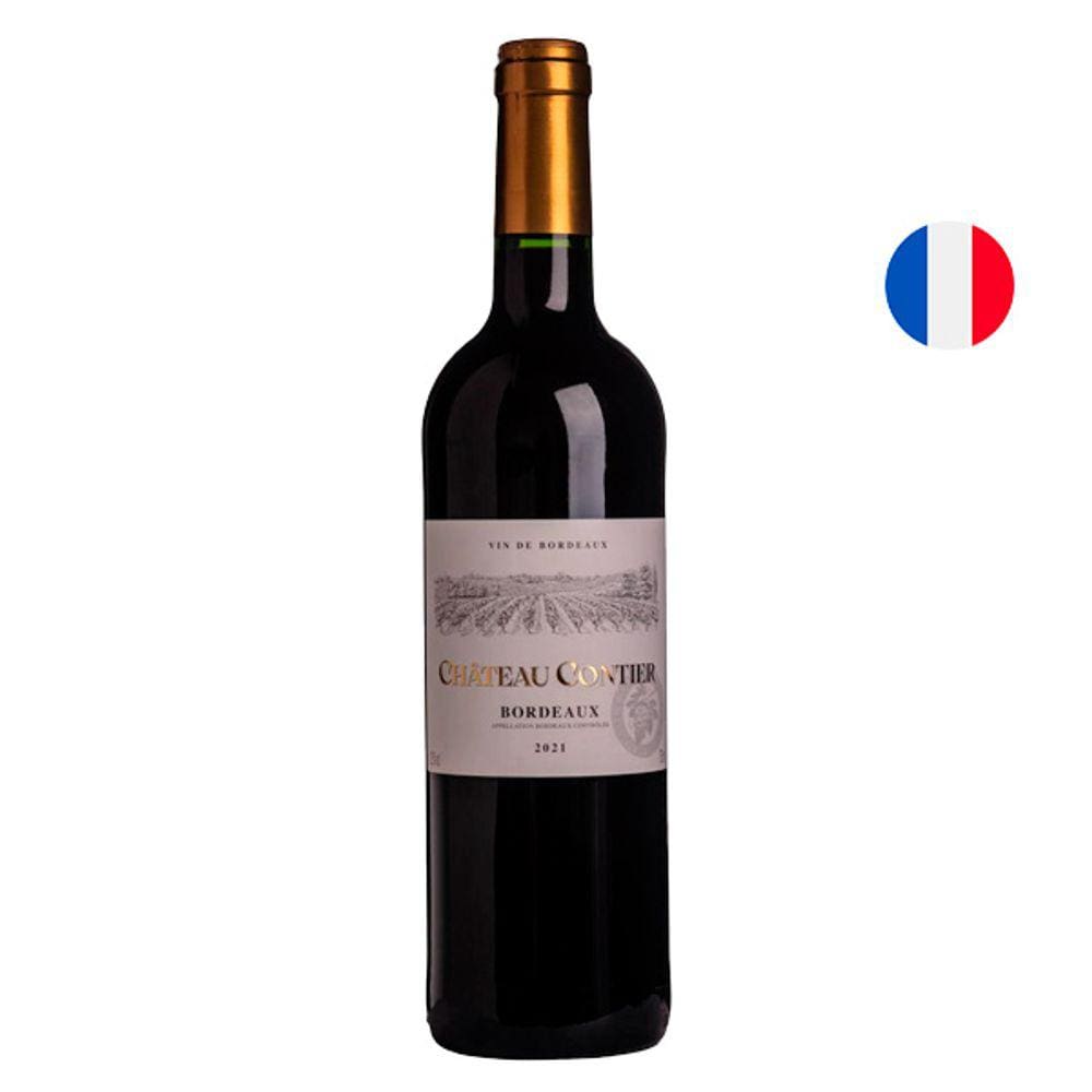 Vinho Tinto Francês Château Contier AOC Bordeaux