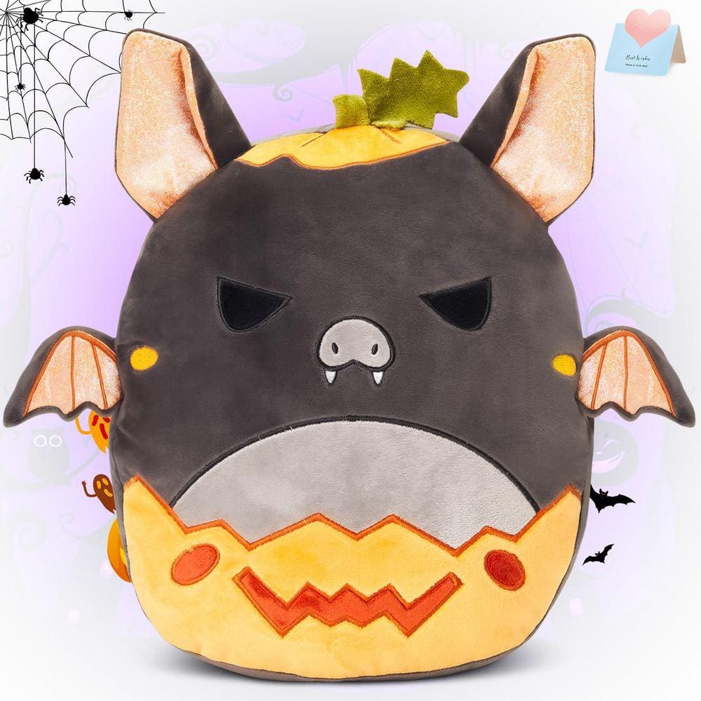 Almofada de pelúcia recheada Houssbaby Mummy Vampire Bat 30cm