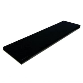 Prateleira Simples Preta 100x20 Cm Com Suporte Em Mdf [f031]