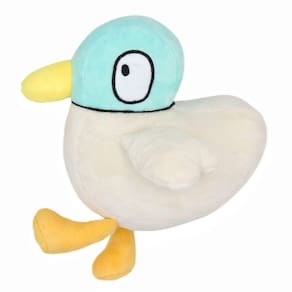 Almofada de pelúcia SYUSAMA Cute Sarah and Duck 18 cm verde
