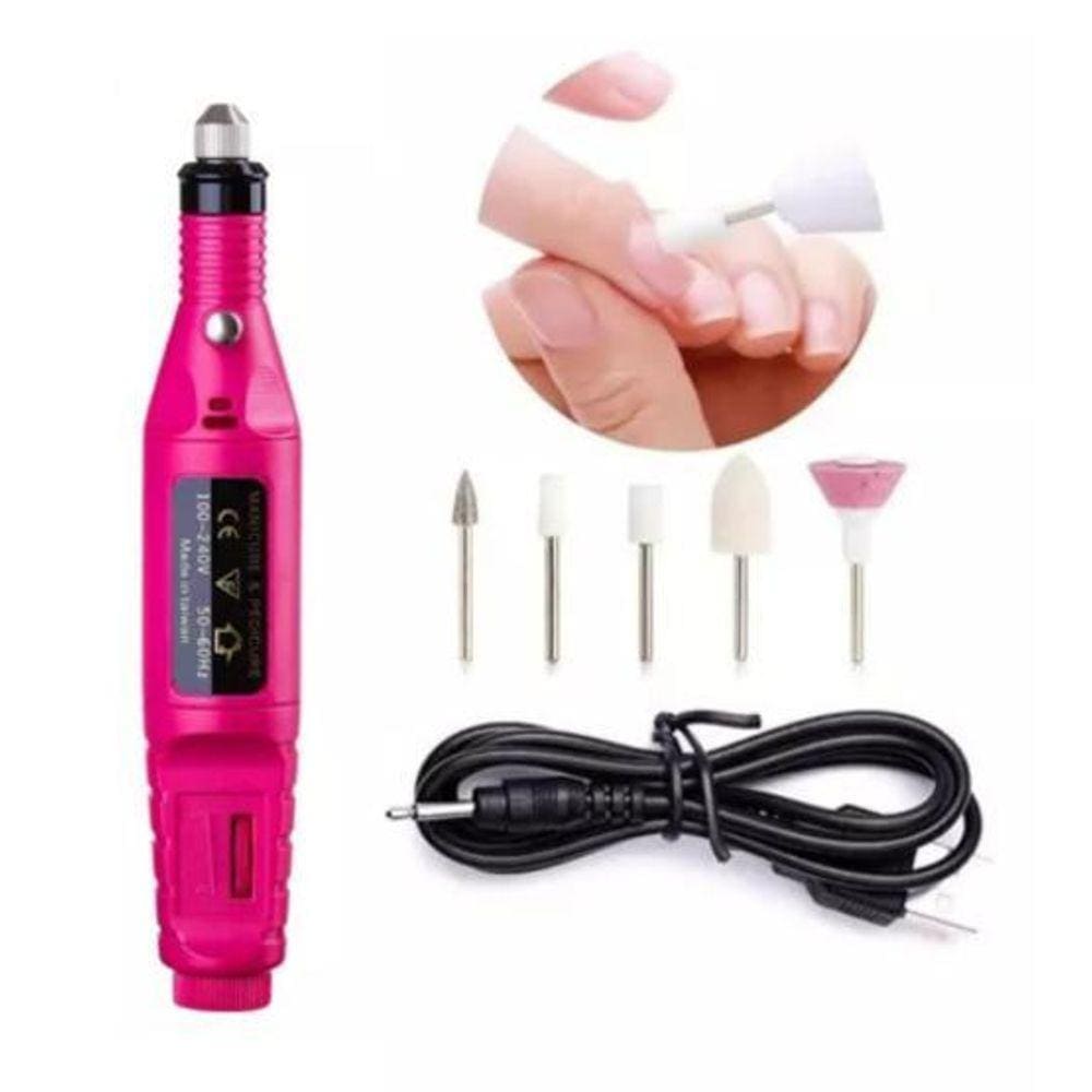 Elegância Eletrônica: Lixa Elétrica Portátil Unhas Acrigel