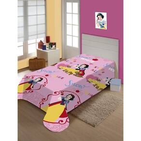 Manta Fun Solteiro Branca De Neve C/Cinta 150X200M Jolitex