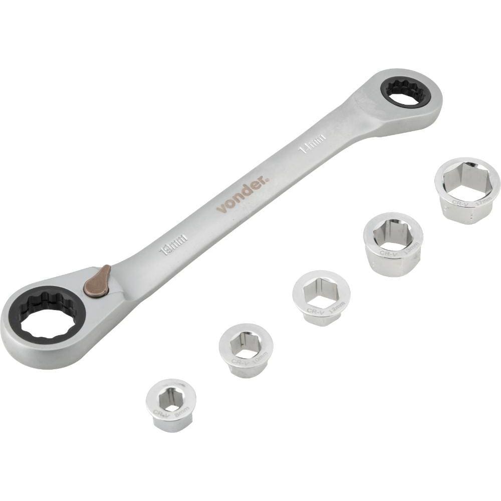 Ch Estrela 8-19mm Catraca Soquete Intercambiável Vonder