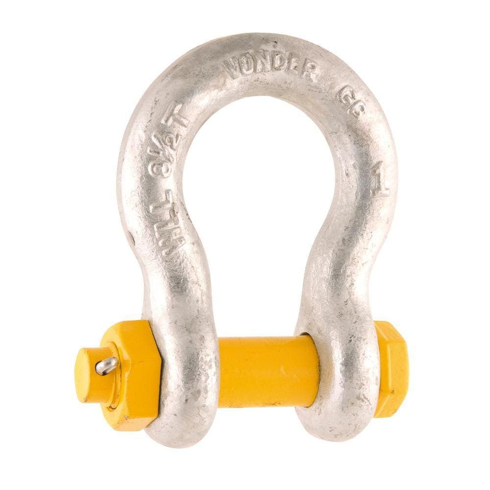 Manilha Para Cabo De Aço 5/8 Curva Pesado Galvanizado Com P