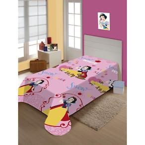 Manta Fun Solteiro Branca De Neve C/Cinta 150X200M Jolitex
