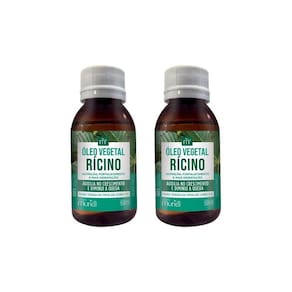 Oleo Capilar Vegetal Muriel 60Ml Ricino-Kit C/2Un