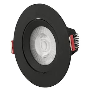 Spot Led Tramontina Redondo 3 W 3000 K Preto Com Luz Amarela