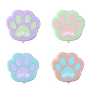Copo Retrátil Infantil Com Alça Uniso 130Ml Patinha De Gato Cores