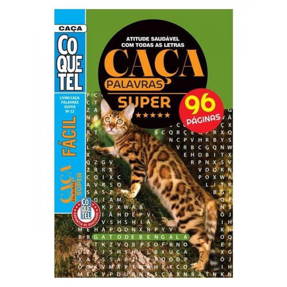 Livro Coquetel Caça Palavras Super Ed 12