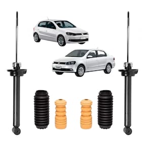 Kit Batente+Amortecedor Traseiro Esquerdo+Direito Volkswagen Gol G7 2017 A 2022 Kayaba
