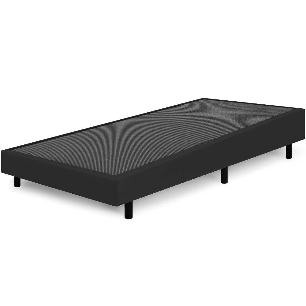 Cama Box Solteirão Anti Refluxo Preto Inclinada 97x203cm BF Colchões