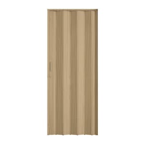 Porta Sanfonada PVC Plastporta 210x96cm Plastporta BCF Carvalho Prata