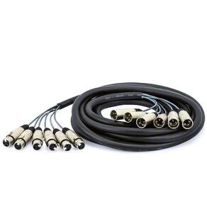 Multicabos Xlr 8 Vias Cirilo Cabos - 3 Metros