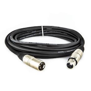 Cabo Xlr Macho X Xlr Balanceado Profissional - 25 Metros