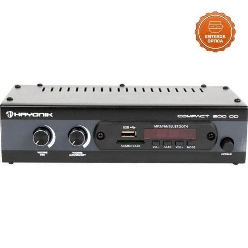 Amplificador óptico Hayonik Compact 200 Od 20w Rms [f003]