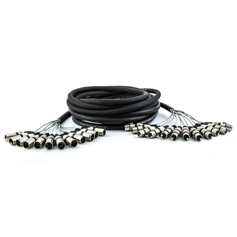 Multicabos Xlr 12 Vias Cirilo Cabos - 10 Metros