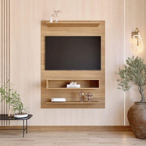 Painel para TV até 50 Polegadas 1 Nicho Boulevard Yescasa Freijó