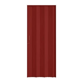 Porta Sanfonada PVC Plastporta 210x60cm Plastporta BCF Mogno