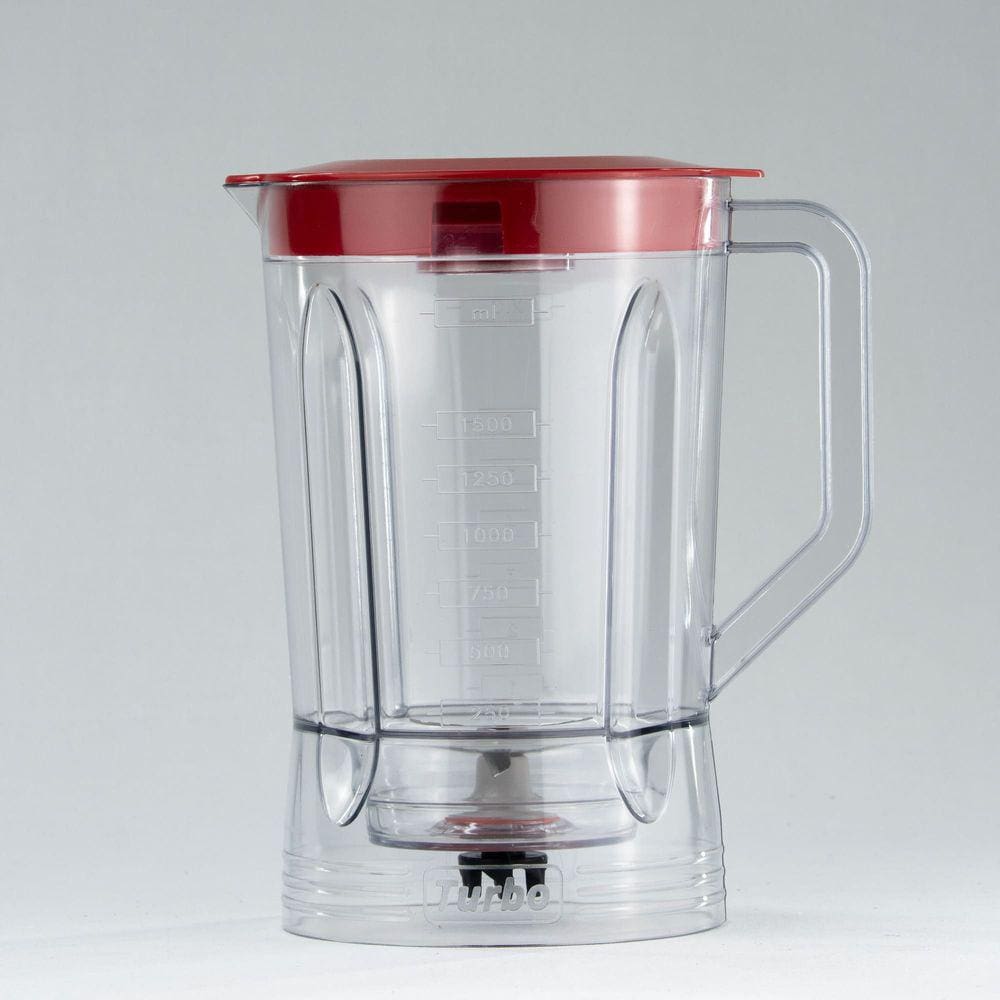 9839 - Copo Mondial Turbo Chef 1000w Multi Pro Sangel Cristal (Tampa Vermelha)