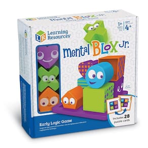 Recursos iniciais de aprendizagem de jogos de lógica Mental Blox Jr. 4+ anos