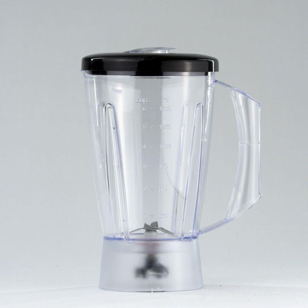 6874 - Copo Cadence Pratic White Trapéze Cristal (Tampa Preta)