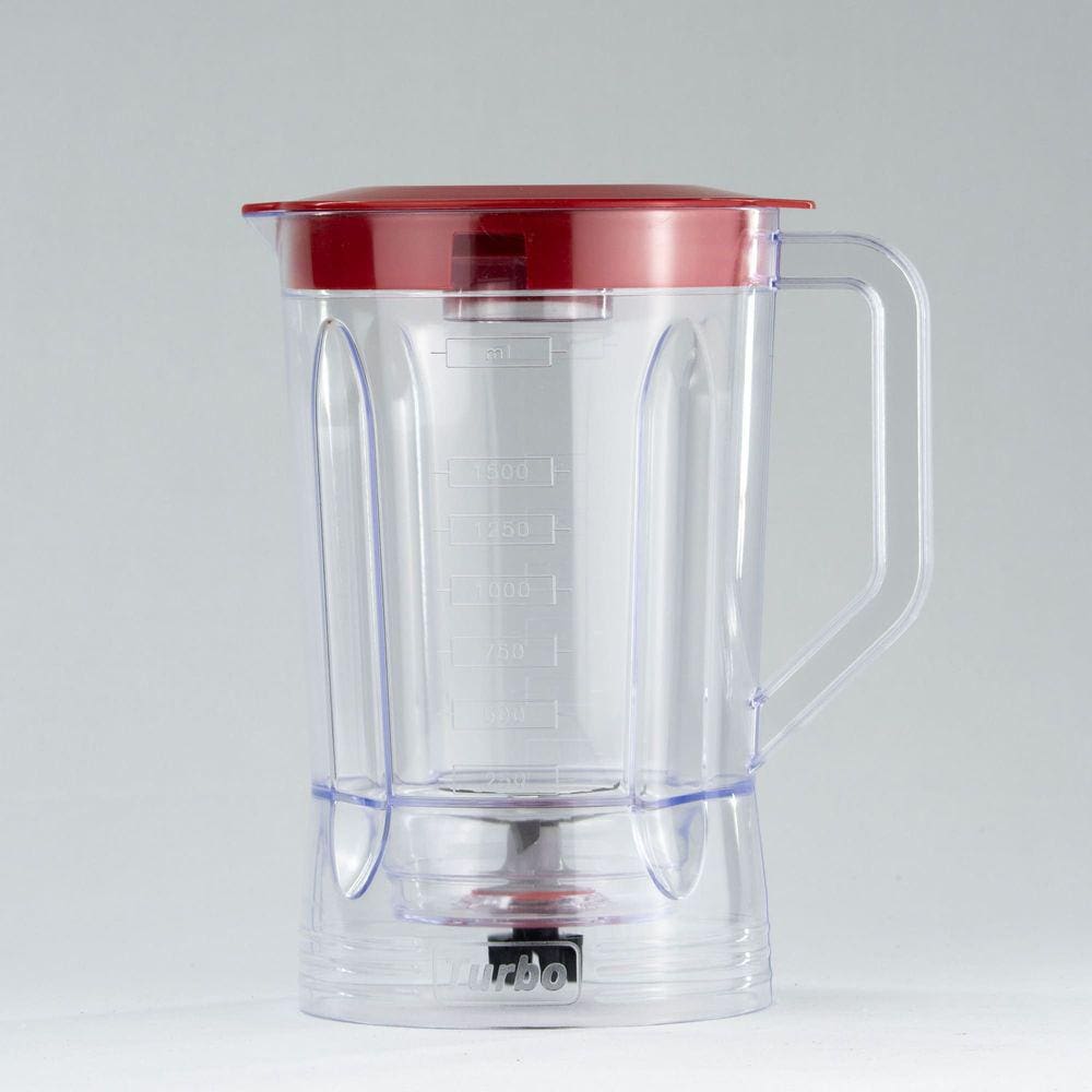 9302 - Copo Mondial L1000/  Turbo Inox L1200w Cristal (tampa Verm)