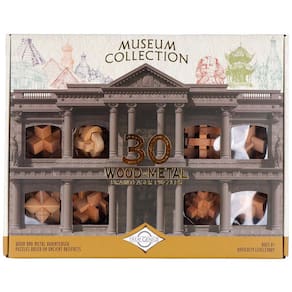 Coleção Brainteaser Puzzle Project Genius Museum 30 Puzzle