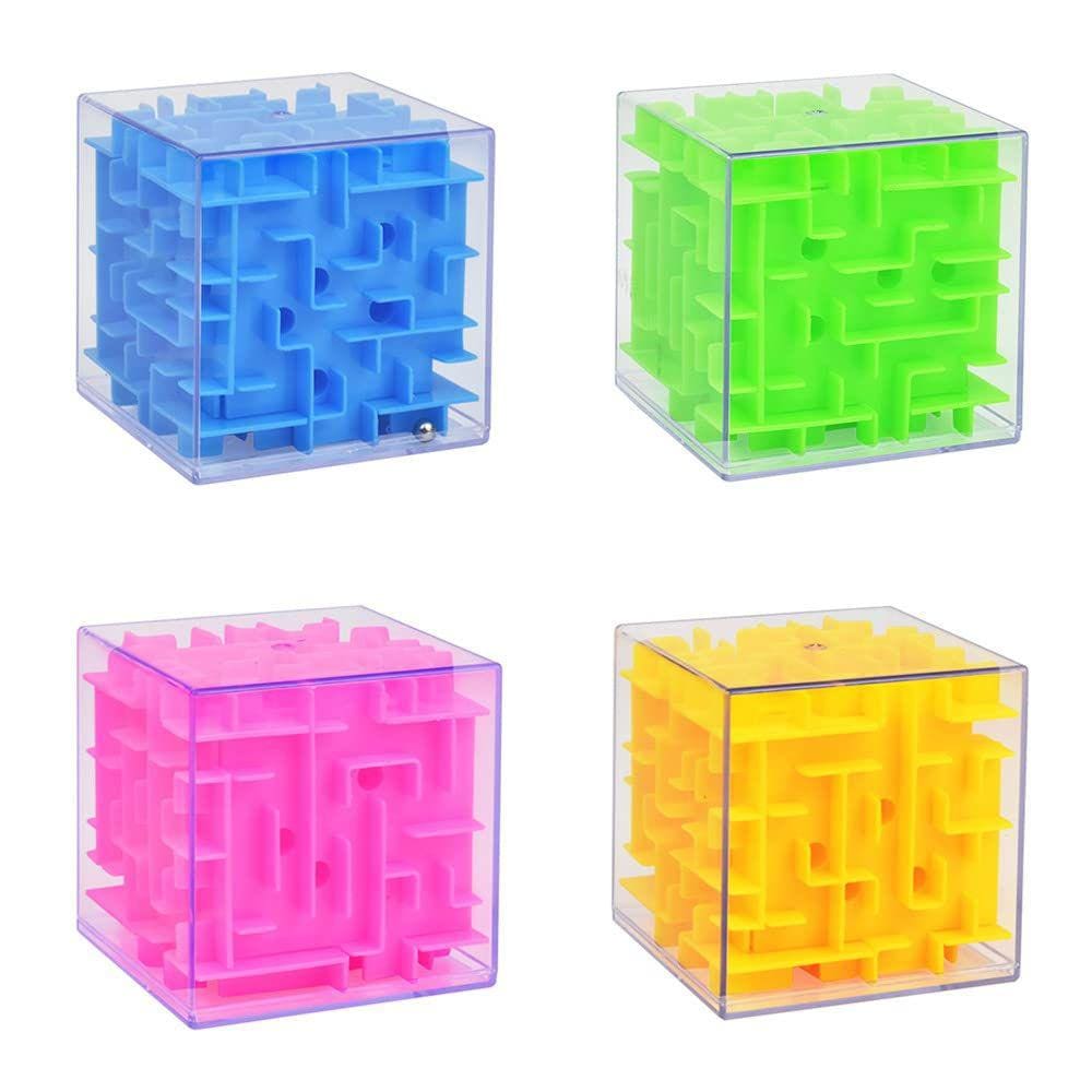 Maze Puzzle Box Vanknono para adolescentes e adultos, 4 peças