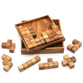 Brinquedo de mesa Pentominoes Board Logic Puzzle BSIRI para crianças e adultos