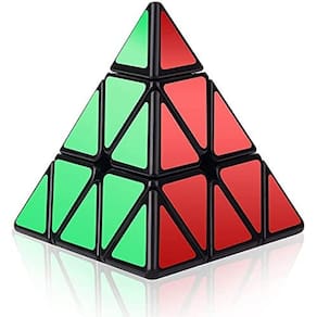 Triângulo sem adesivo Pyramid Speed Cube Qiyi Warrior 3x3