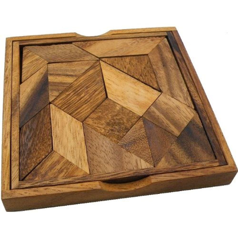 Tangram Puzzle Winshare Quebra-cabeças e jogos Complex Wooden