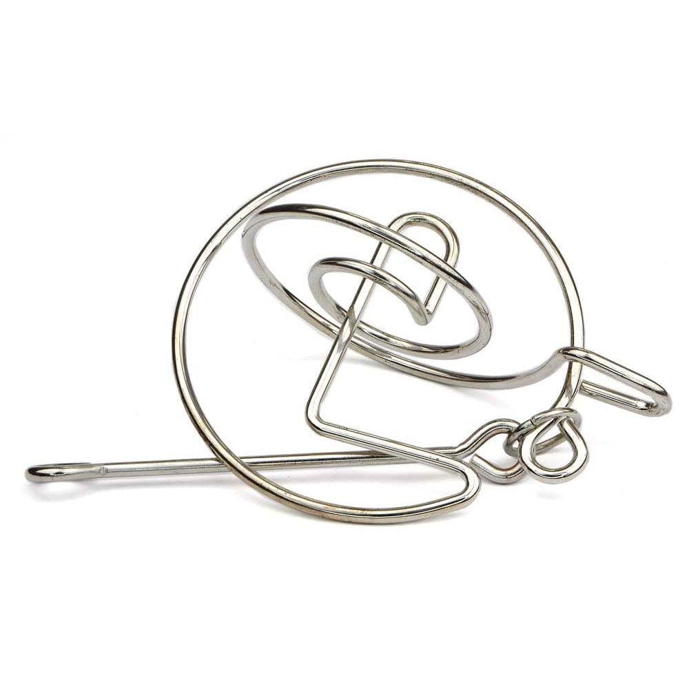 Puzzle Logica Saturn Rings Metal Brain Teaser Dificuldade 4/6