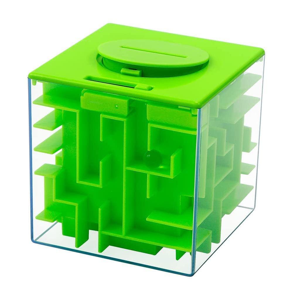 Puzzle Box ThinkMax Money Maze para crianças e adultos (verde)