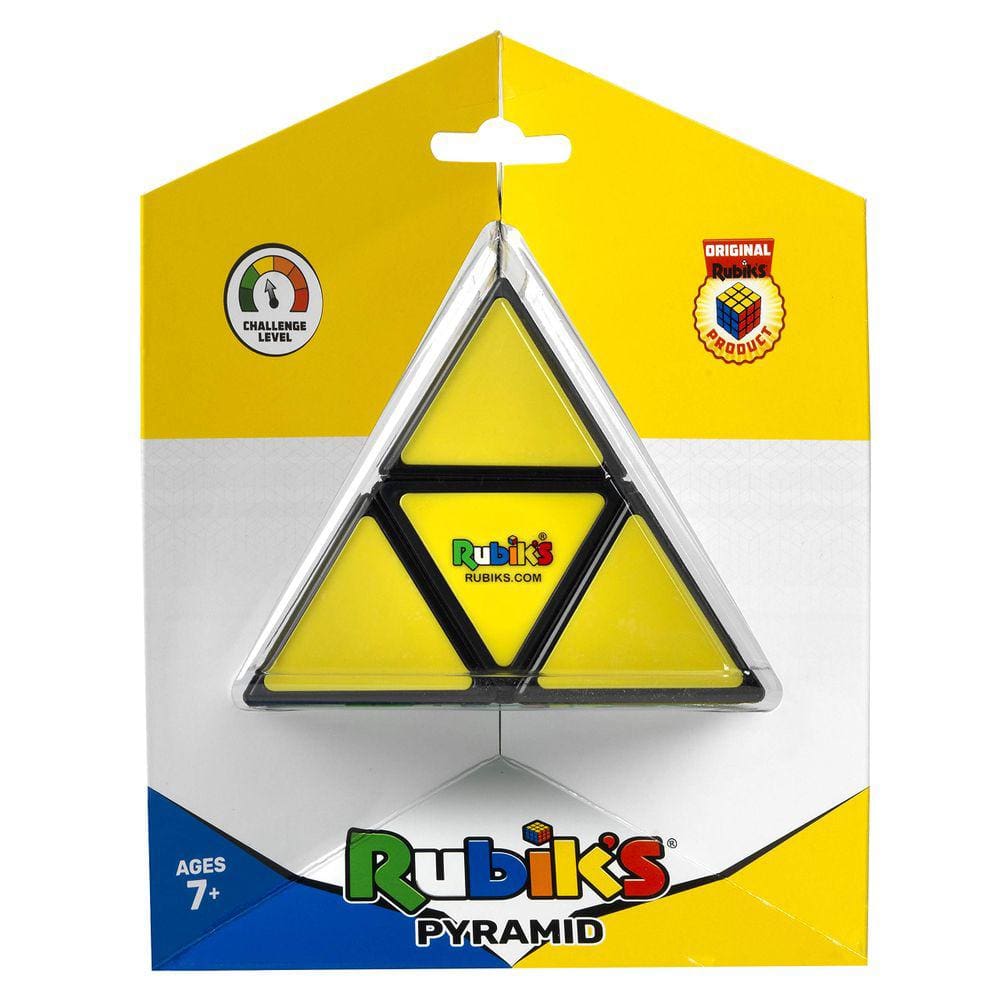 Puzzle Rubik`s Ideal Pyramid Twist Turn Aprenda mais de 8 anos