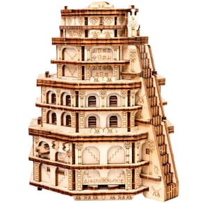 Caixa de quebra-cabeça para jogos de fuga ESC WELT Quest Tower com comparação oculta