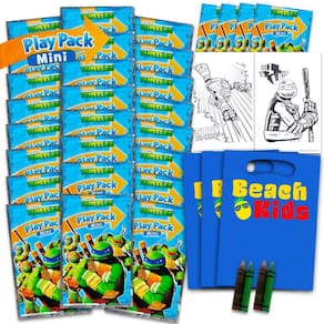 Conjunto de lembrancinhas de festa Beach Kids Teenage Mutant Ninja Turtles