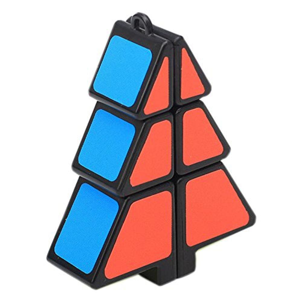 Pingente de cubo mágico em forma de árvore de Natal Puzzle Cube Willking