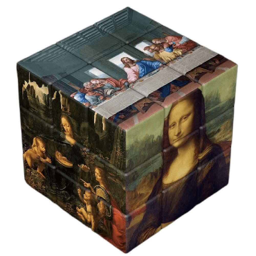 Série temática de pintura famosa de Magic Cube CAULYS, estilo Van Gogh