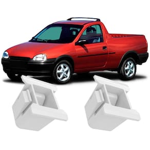 Kit 2 Buchas Presilhas Grampos Para Fixação Farol Corsa Pickup 95 96 97 98 99 2000 2001 2002 2003