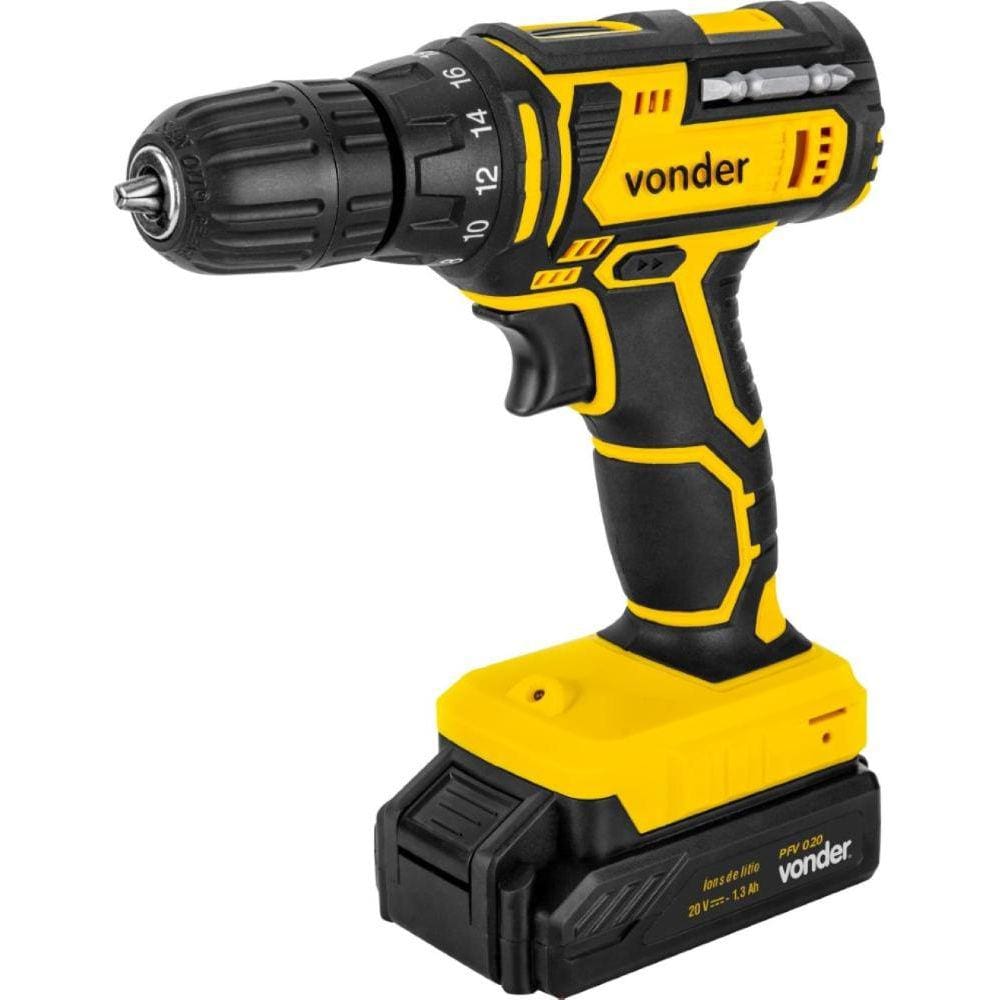 Parafusadeira/Furadeira Bateria 3/8`` 20V BIV Pfv 020 Vonder