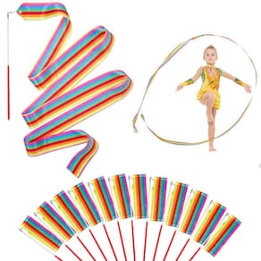 Lembrancinhas de festa Dance Ribbons HiUnicorn Rainbow para crianças 2m